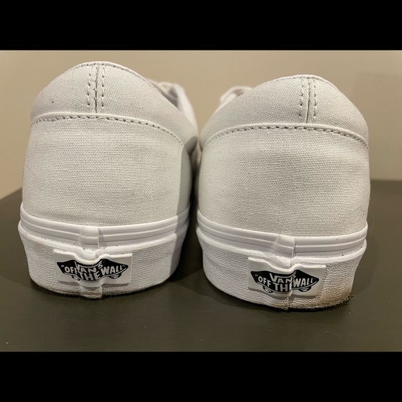 Vans Off the Wall Men’s White Sneakers Size 11 - Picture 2 of 4